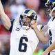 Image for article titled Rams Punter Blindsides Cliff Avril, Then Curls Up Into A Ball In Fear Of Retaliation